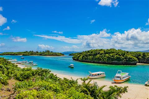 川平湾グラスボート